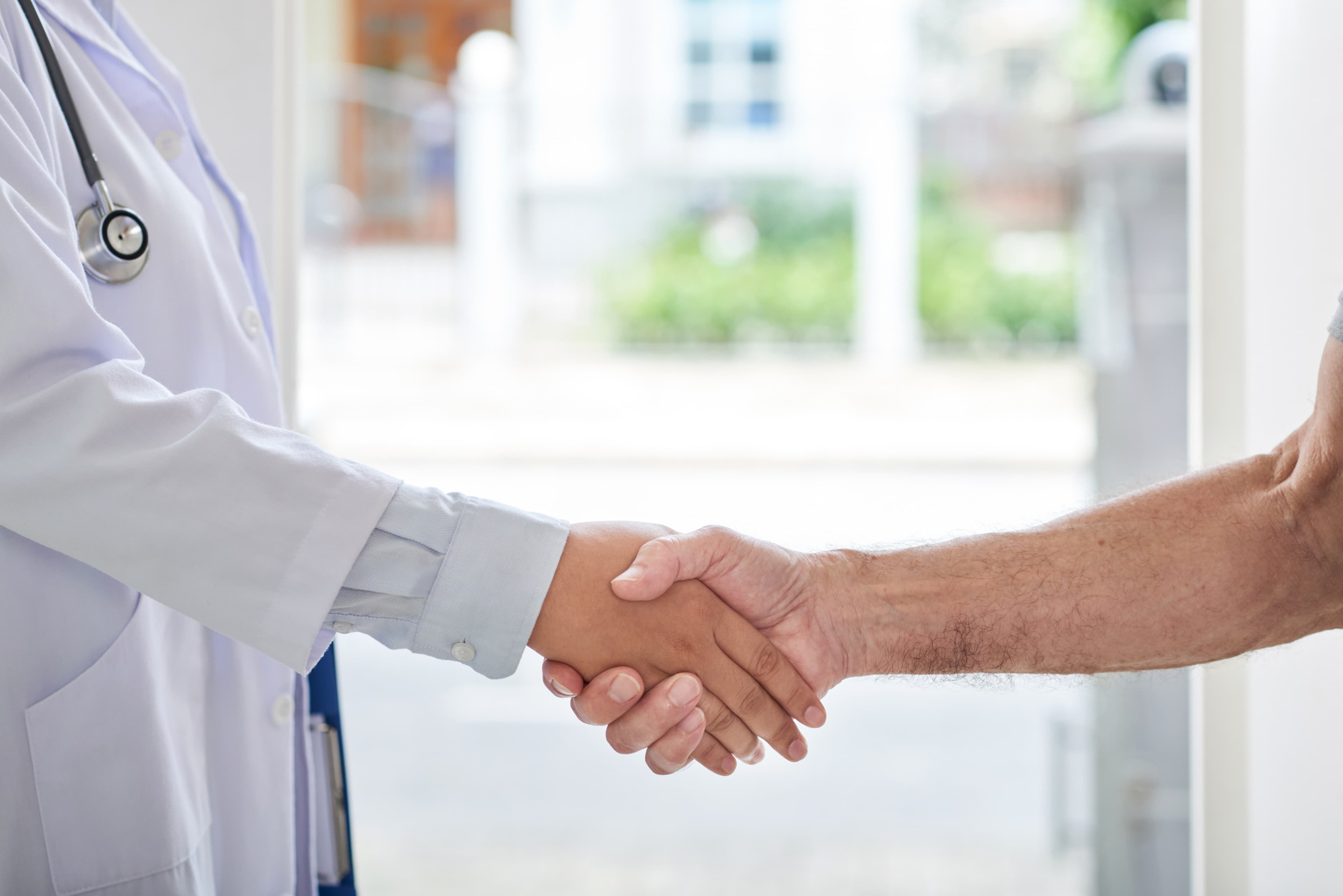 Handshake illustration